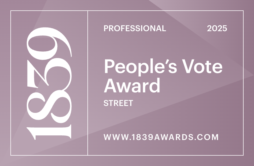 1839 Awards 2025 — People's Vote Award, Street, by Sherry Keene