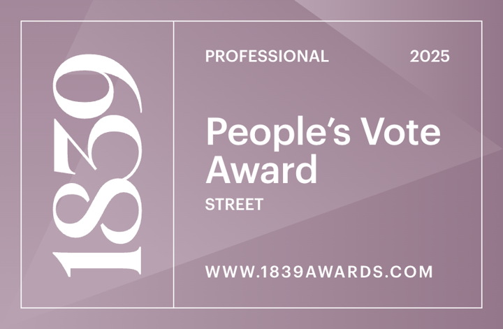 1839 Awards 2025 — People's Vote Award, Street, by Sherry Keene